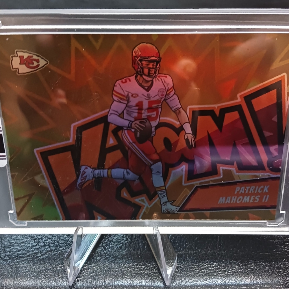 2024 Panini Absolute Kaboom Patrick Mahomes Novelty Football Card.